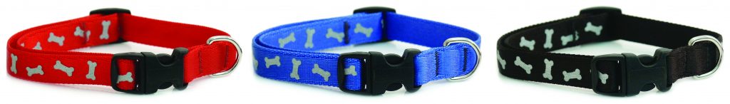 AK-9 Reflective Adj. Collar 5/8x 8-14"