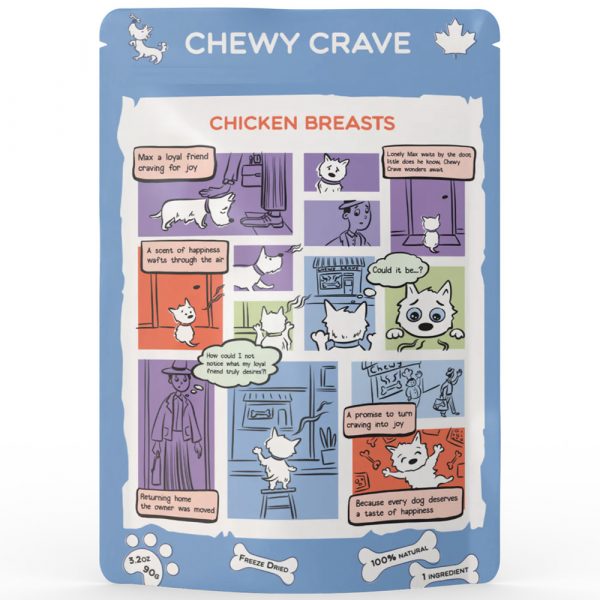 Chewy Crave Chicken Breasts 90g