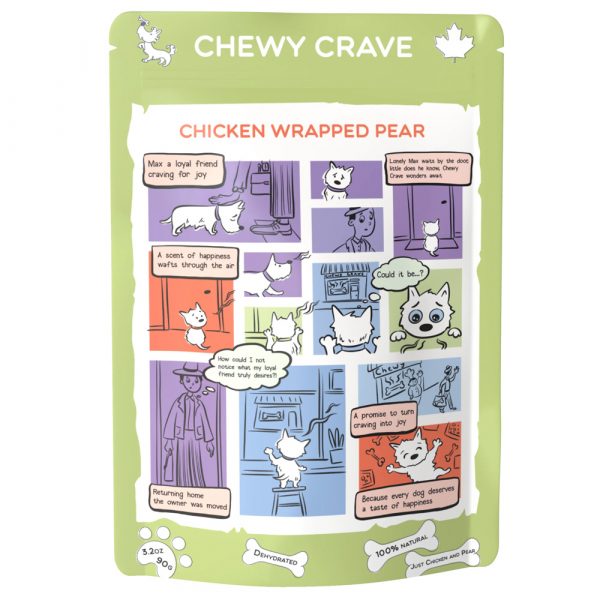 Chewy Crave Chicken Wrapped Pear 90g