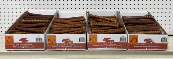 sōl Sweet Potato Stick w Apple/Cinnamon - Bulk - 2.2 kg approx 100 pcs. - Image 3