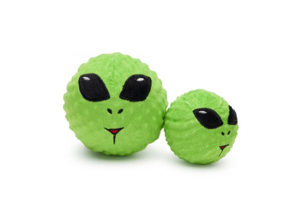 FABDOG Faball Squeakey Dog Toy - Alien S