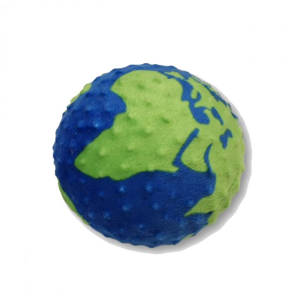 FABDOG Faball Squeakey Dog Toy - Earth L