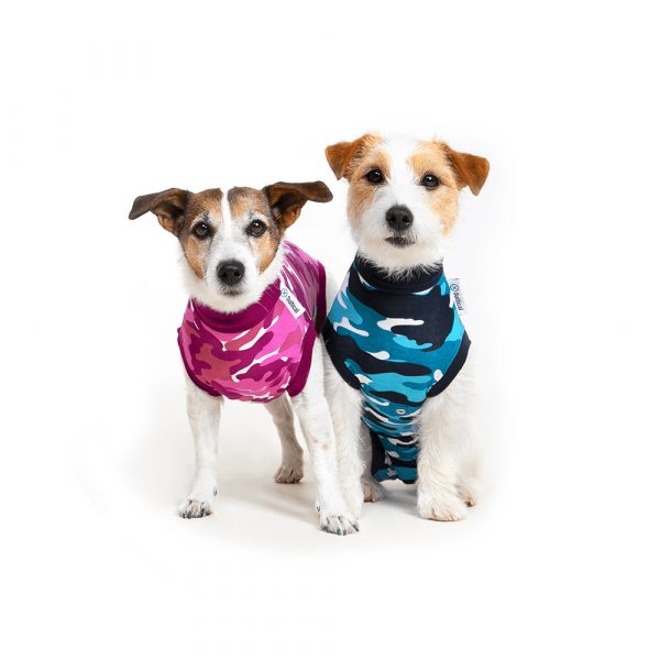 Suitical Recovery Suit - Dog - Pink Camo 3XS