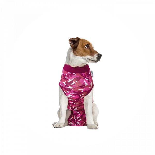 Suitical Recovery Suit - Dog - Pink Camo M