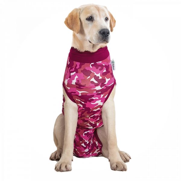 Suitical Recovery Suit - Dog - Pink Camo M+