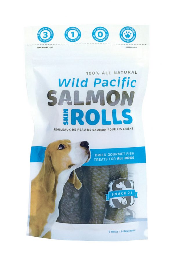 SNACK 21 Salmon Skin Rolls 6pk (6)