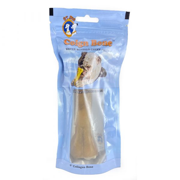 QT Dog Colgn Bone 6" - Pouch