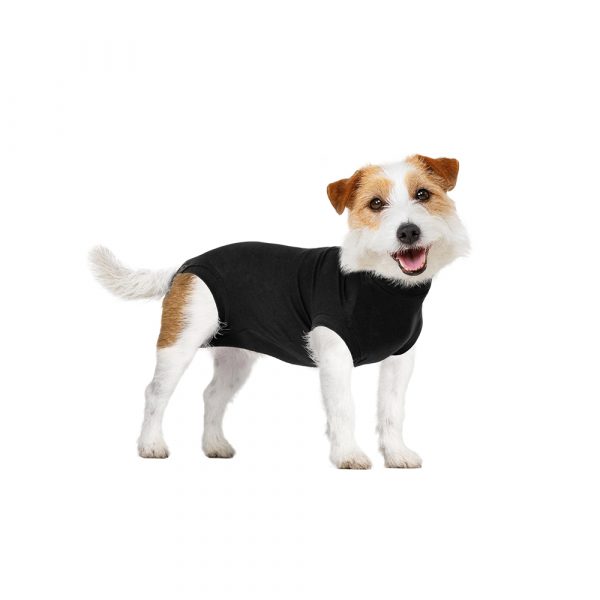 Suitical Recovery Suit - Dog - Black 3XS