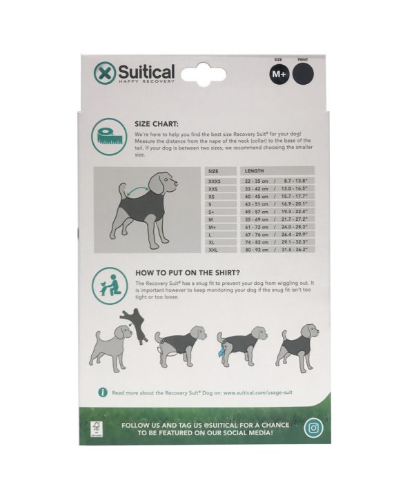 Suitical Recovery Suit - Dog - Black M+ - Image 3