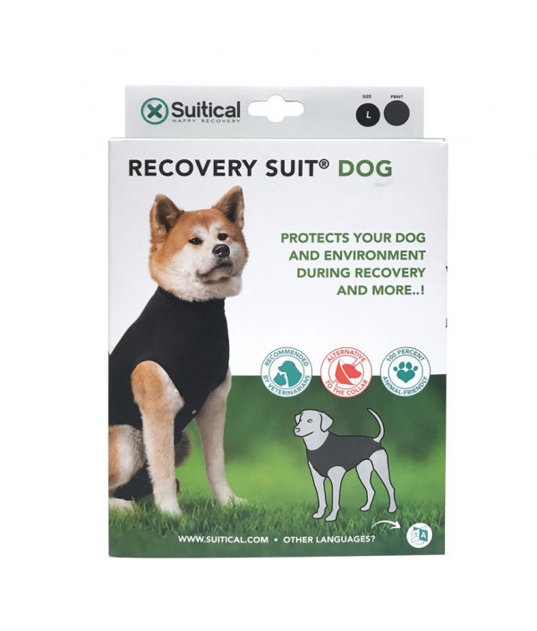 Suitical Recovery Suit - Dog - Black L - Image 2