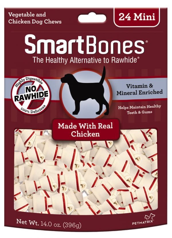 SMARTBONES Chicken Bones 24 Pk MINI