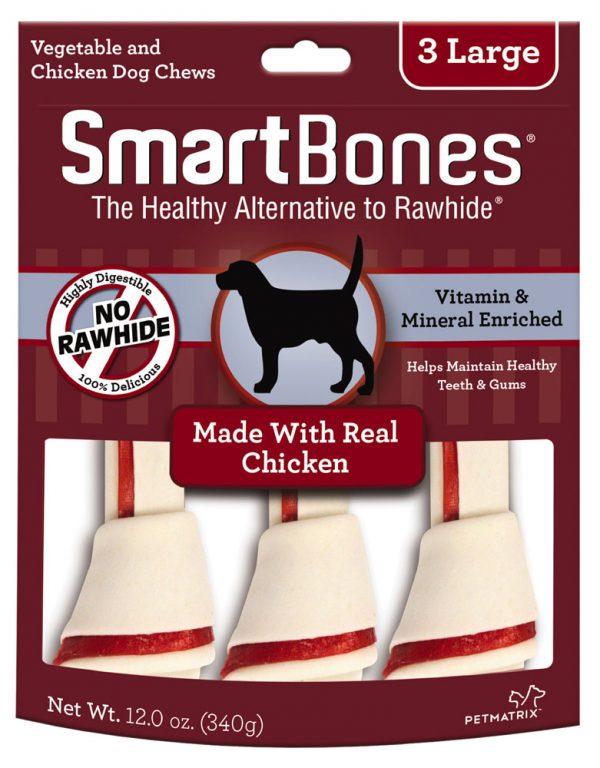 SMARTBONES Chicken Bones 3 Pk LARGE