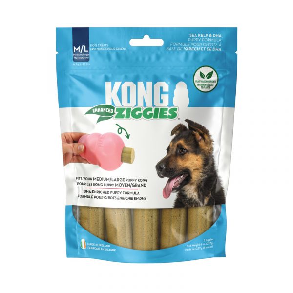 KONG Ziggies Enhanced Puppy Md/Lg 8oz