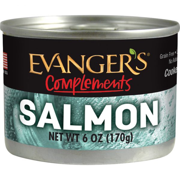 Grain-Free Complements Wild Salmon for Dogs & Cats 6 oz (24)