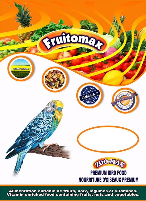 ZOO-MAX Fruitomax Budgie 4lb