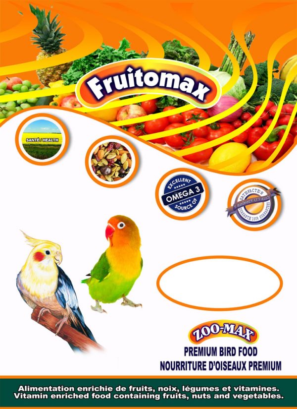 ZOO-MAX Fruitomax Cockatiel/Lovebird 4lb