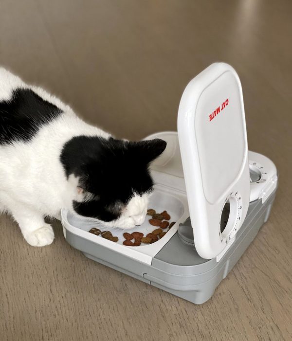 CAT MATE C200 -2 Bowl 48Hr Feeder w 1 Ice Pk - Image 4