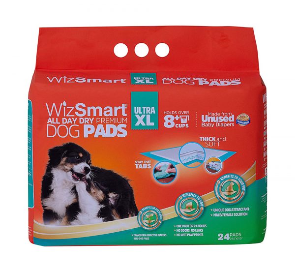 WIZSMART Training Pads Ultra XL 24 pack - Image 2