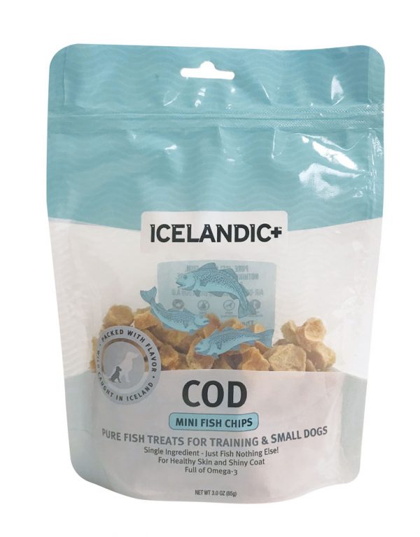 ICELANDIC+ Mini Cod Fish Chips Training 2.5 oz - Image 2