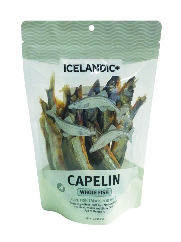 ICELANDIC+ Fish Treat Capelin Whole Fish & Pieces 2.5 oz - Image 2