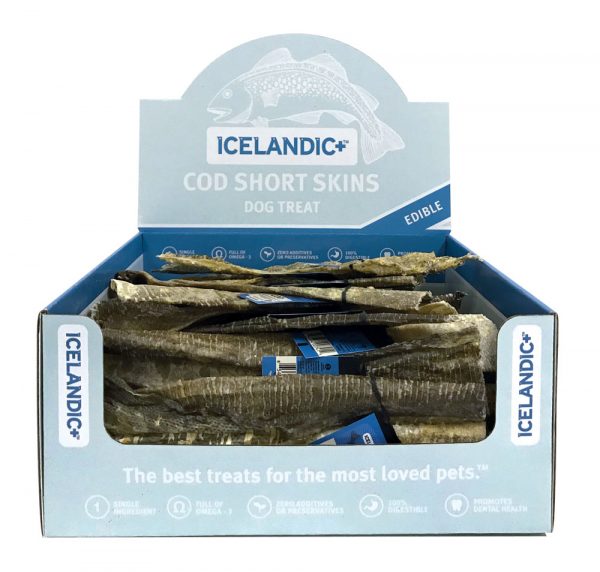 ICELANDIC+ Short Cod Skin Strips Display Box (36)