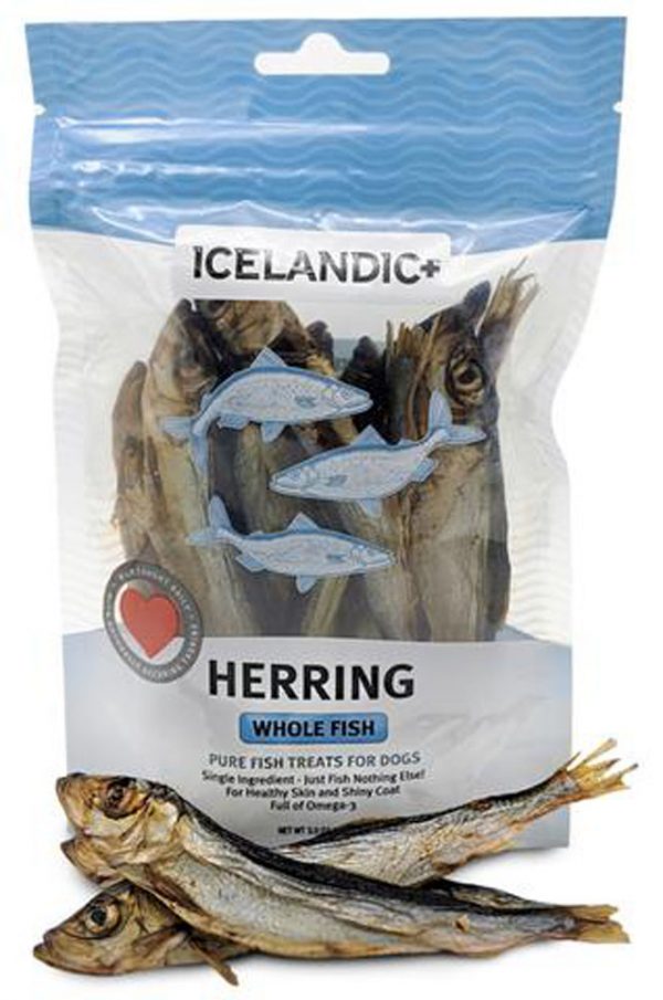 ICELANDIC+ Fish Treat - Herring Whole Fish 3 oz