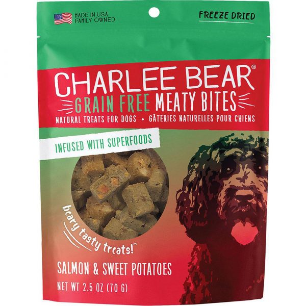 CHARLEE BEAR Meaty Bites Salmon/Sweet Potatoes 2.5 oz