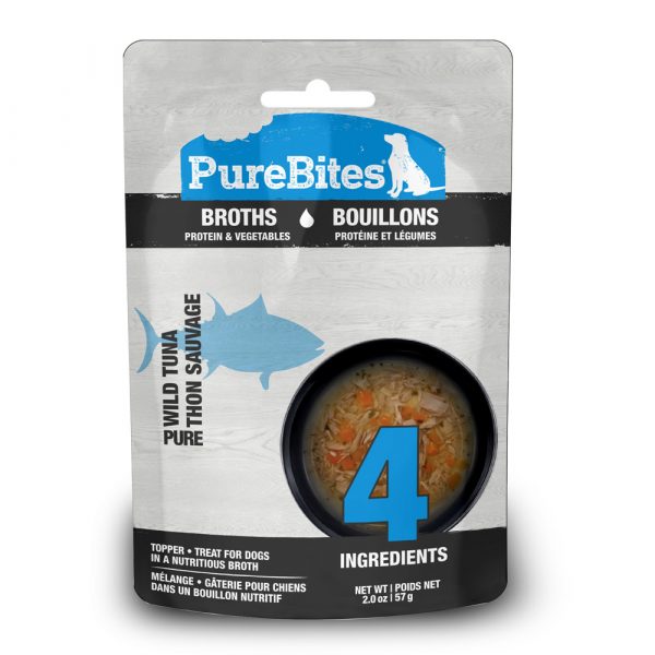 PUREBITES Dog Broths Tuna & Vegetables 57g (18)