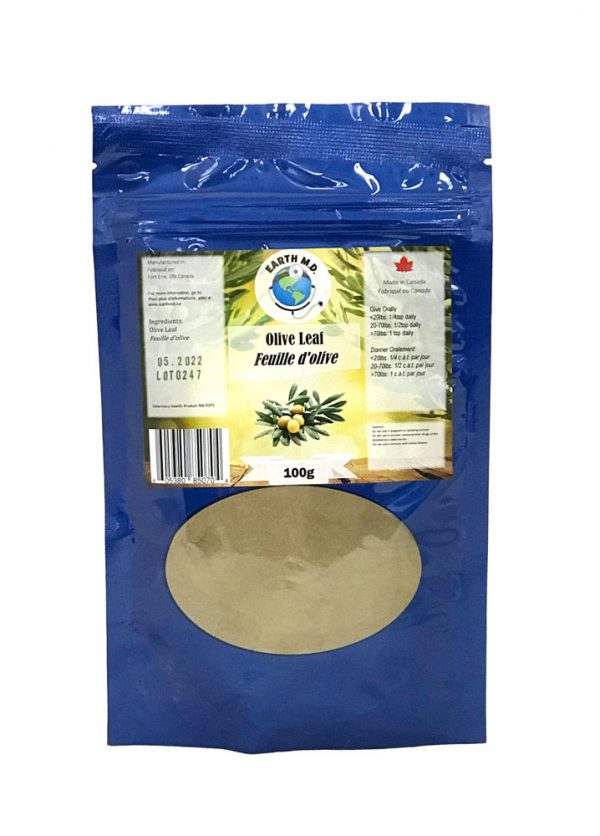 EARTHMD Olive Leaf Powder - 100g