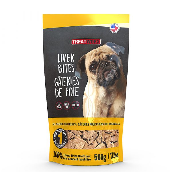 TREATWORX Beef Liver Bites 500g