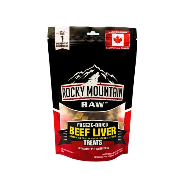 ROCKY MOUNTAIN RAW FD Beef Liver Treats 55g