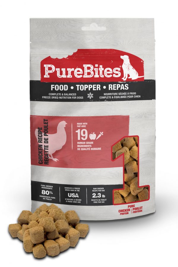 PUREBITES Dog Chicken Recipe Food/Topper Mid-85g - Image 2