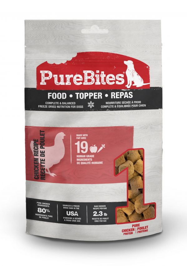 PUREBITES Dog Chicken Recipe Food/Topper Value-283g