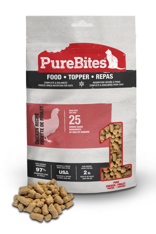 PUREBITES Cat Chicken Recipe Food/TopperMid-80g