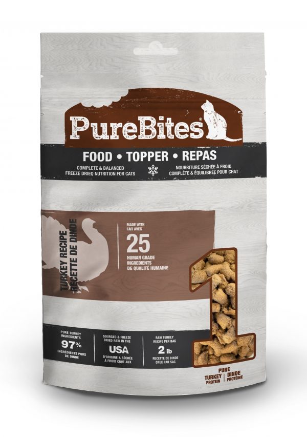 PUREBITES Cat Turkey Recipe Food/Topper Value-260g