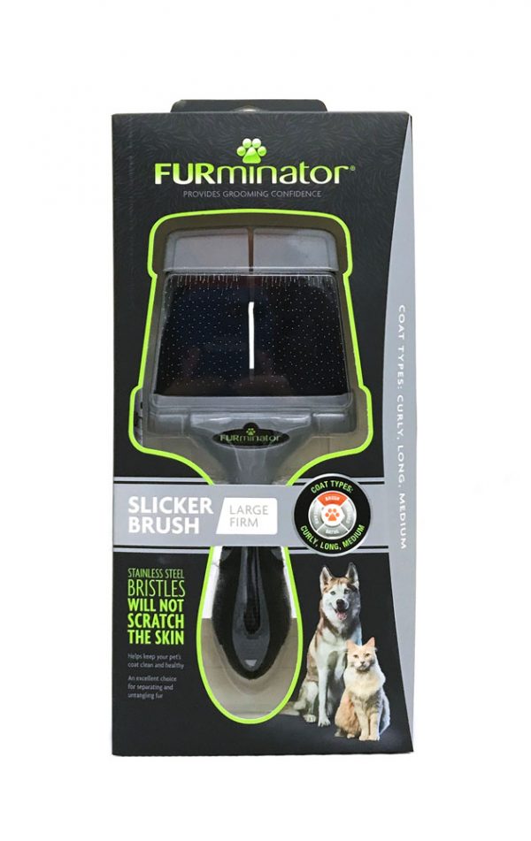 FURMINATOR Large Firm Slicker Brush - Image 2