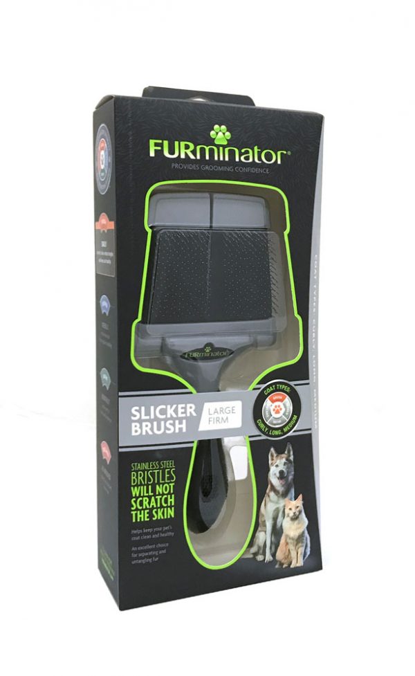 FURMINATOR Large Firm Slicker Brush - Image 3