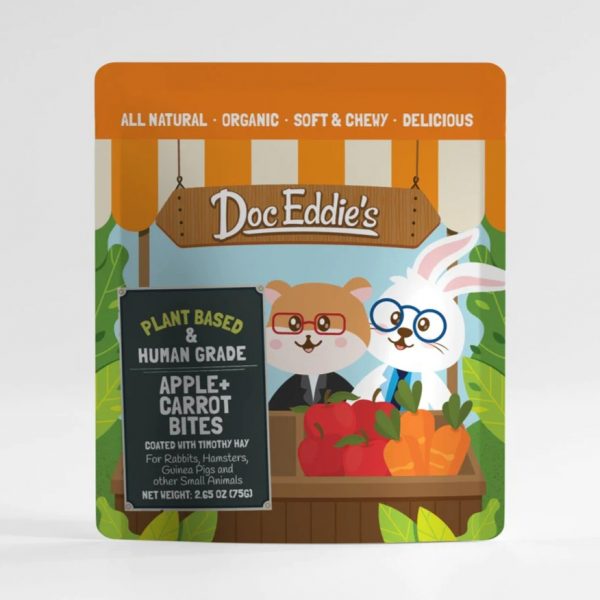 DOC EDDIES Fruit + Veggie Treats - Apples & Carrots 75g