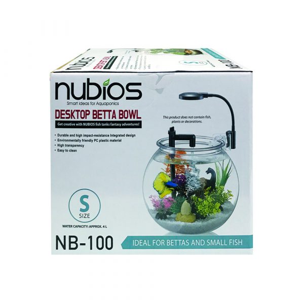 NUBIOS Desktop Betta Bowl Kit 4L