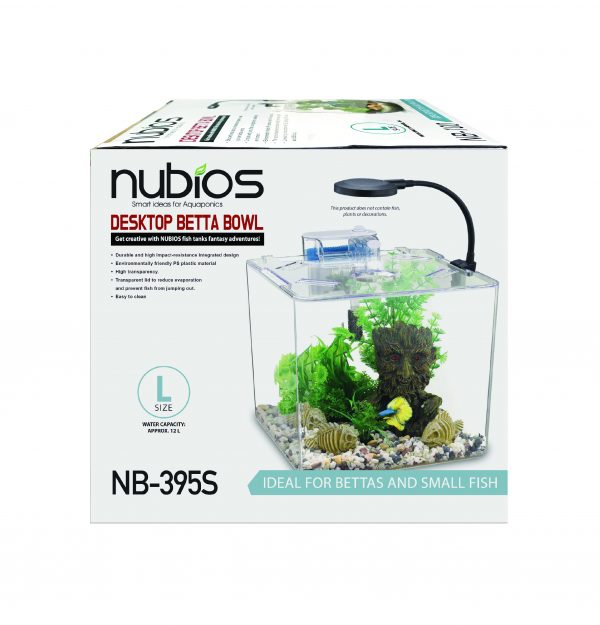 NUBIOS Desktop Betta Bowl-Square NB-395S - Image 3