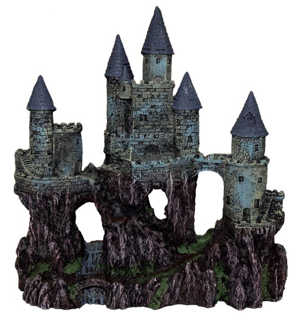 AQUA-FIT Polyresin Hogwarts Castle 9.25x4.25x9.5in