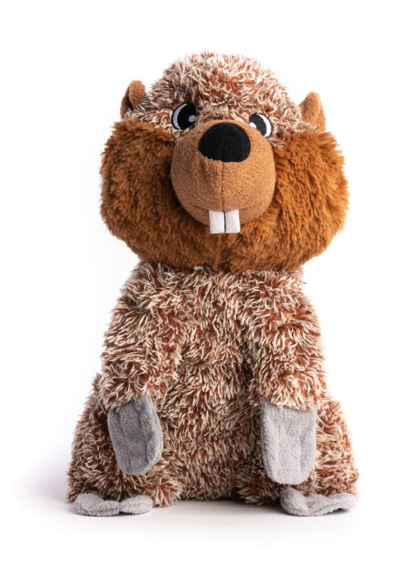 FABDOG Fluffy Dog Toy - Beaver S