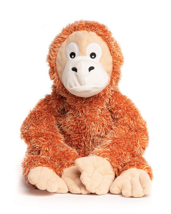 FABDOG Fluffy Dog Toy - Orangutan S