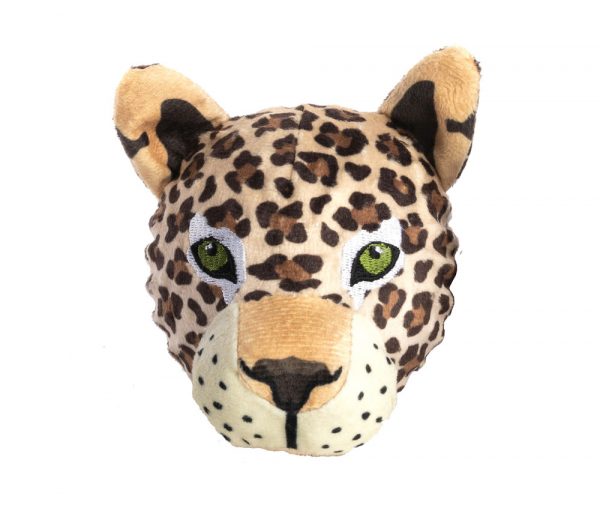 FABDOG Faball Squeakey Dog Toy - Leopard L