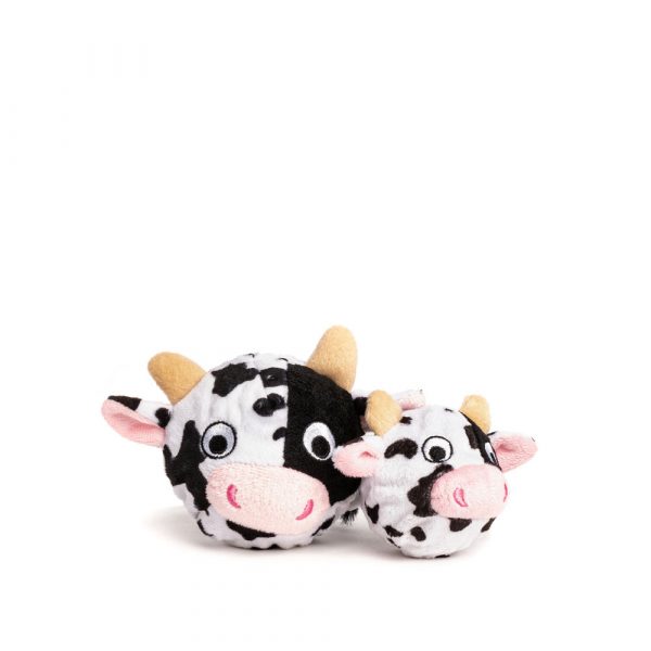 FABDOG Faball Squeaky Dog Toy - Cow L