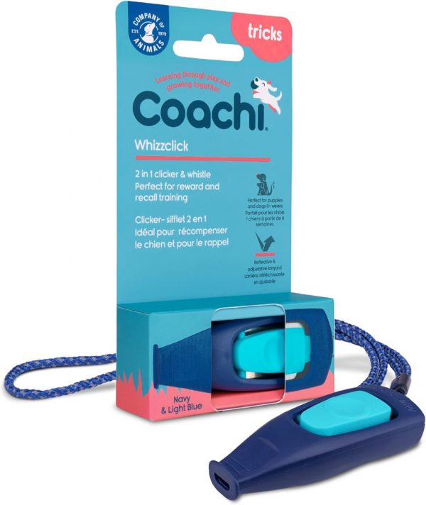 COACHI Whizzclick Navy Light Blue Button