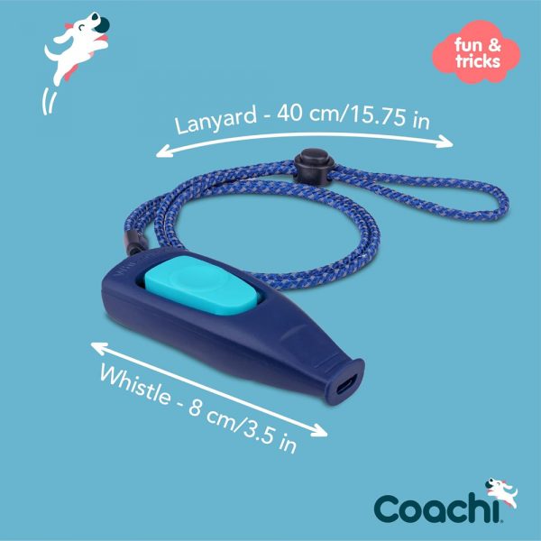 COACHI Whizzclick Navy Light Blue Button - Image 2