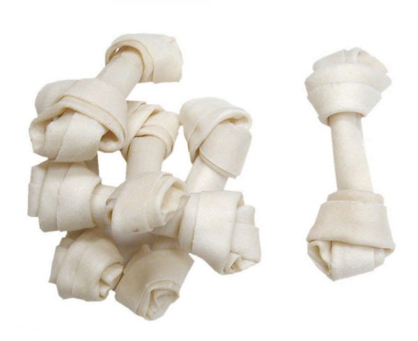 BURGHAM WHITE Rawhide Bone 6 in (10)