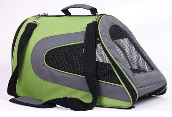 TUFF Airline Pet Carrier Lime Green