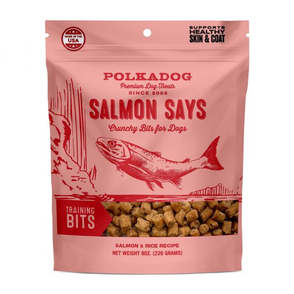 POLKADOG Salmon Says Training Bits - 7oz